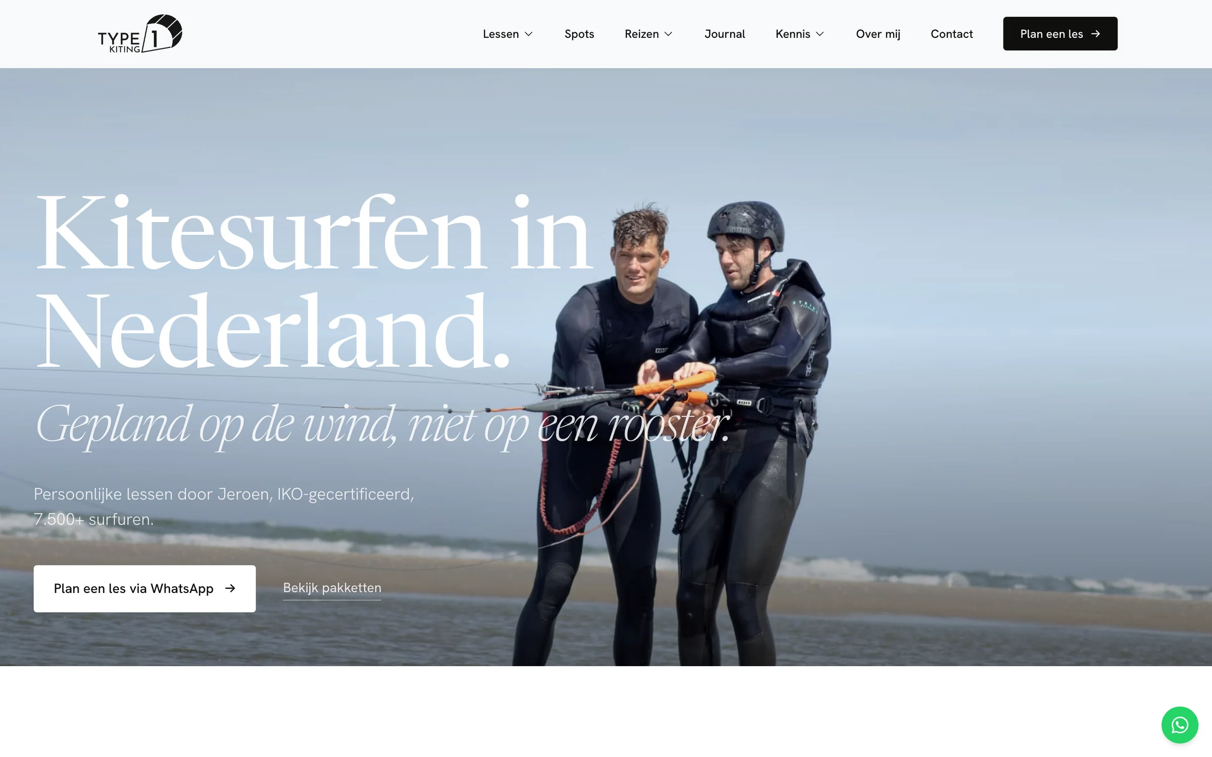 Screenshot van Type One Kiting